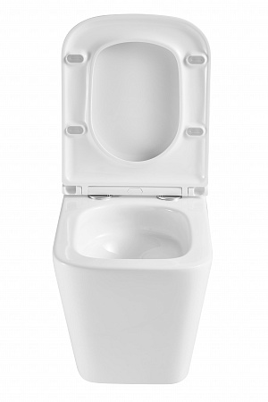 Подвесной унитаз безободковый Terminus Ватикан Монолит 490х340 белый Ангарск - фото 7