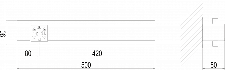 Полка Электро П2 ПРОФ 500х90 NEW Ангарск - фото 4